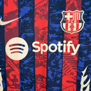 CAMISOLA DO BARCELONA 25/26 AZUL E VERMELHO EDIÇÃO ESPECIAL