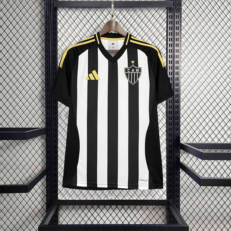 CAMISOLA DO ATLETICO MINEIRO 25/26 BRANCO E PRETO