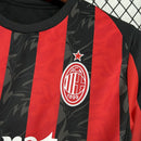 CAMISOLA DO MILAN 25/26 VERMELHO E PRETO