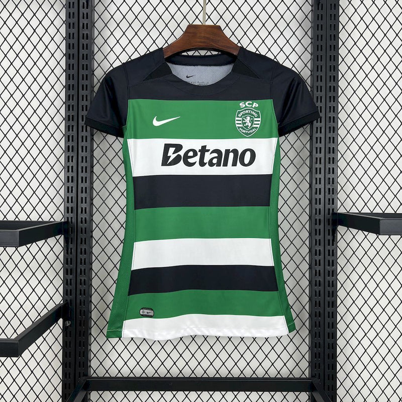 CAMISOLA FEMININA DO SPORTING 25/26 VERDE