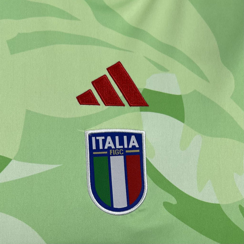 CAMISOLA FEMININA DA ITALIA 25/26 VERDE