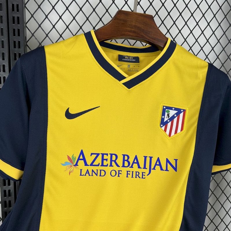 CAMISOLA VINTAGE DO ATLETICO DE MADRID 13/14 AMARELO E AZUL