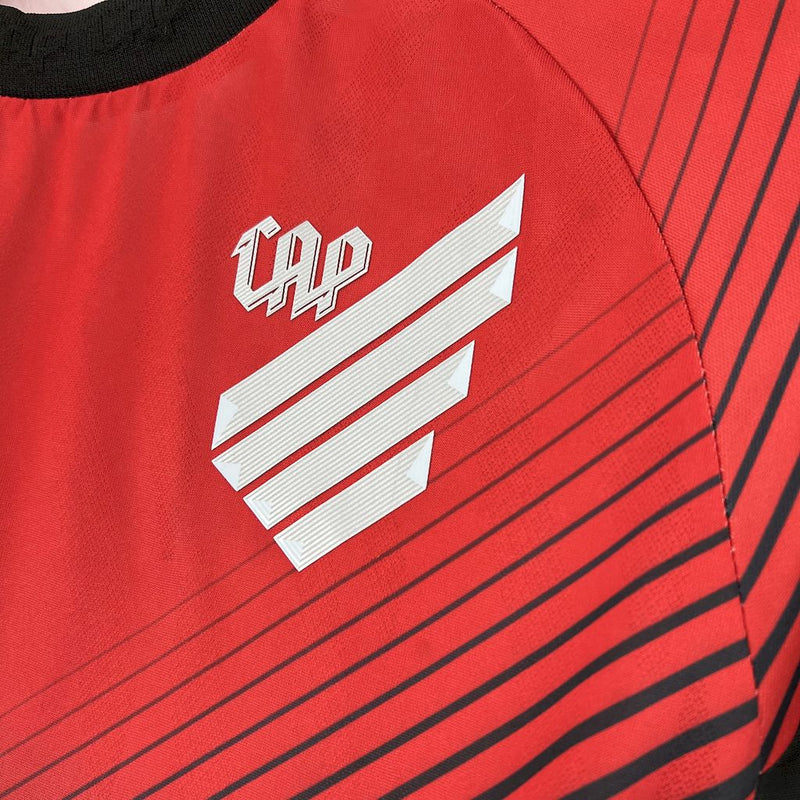CAMISOLA DO ATLETICO PARANAENSE 25/26 VERMELHO E PRETO