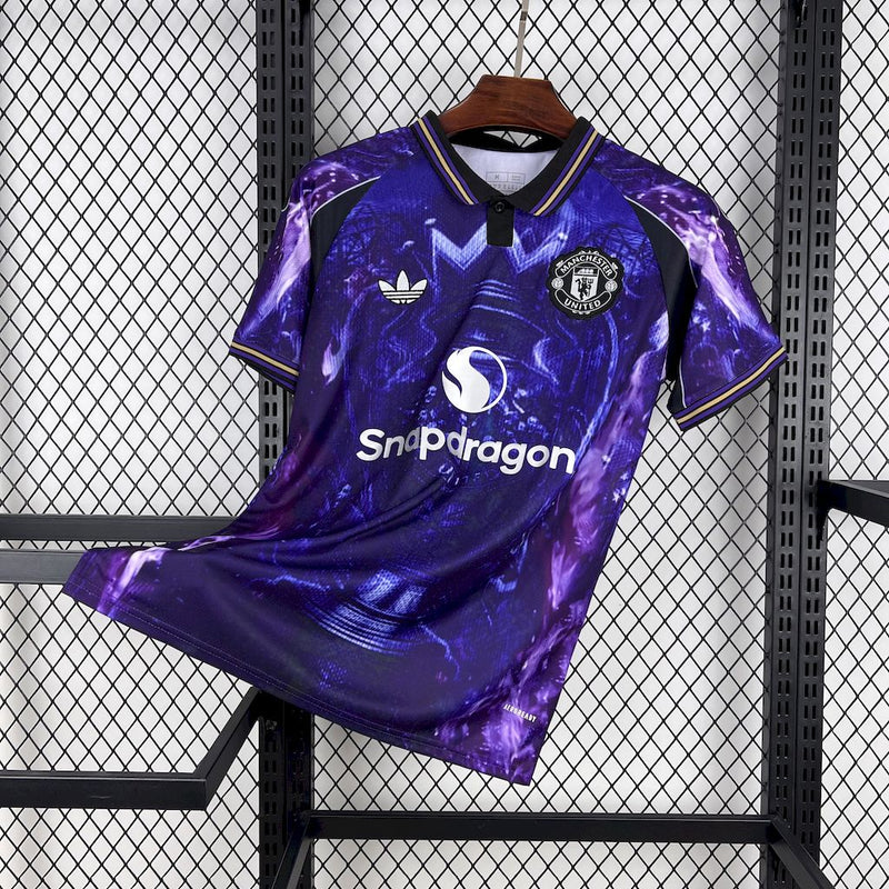 CAMISOLA DO MANCHESTER UNITED 25/26 ROXO