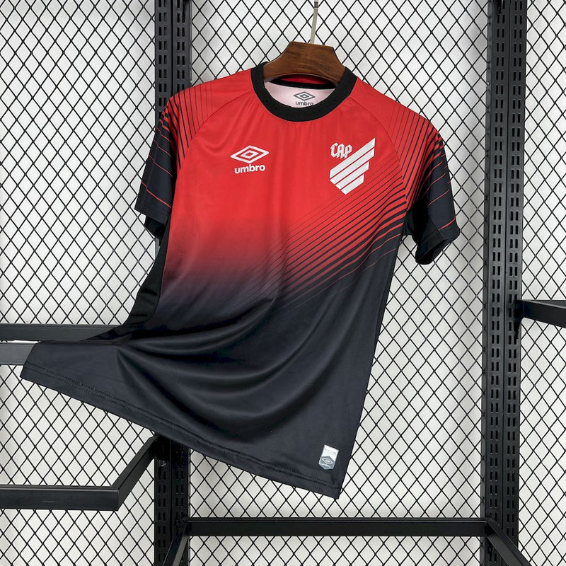 CAMISOLA DO ATLETICO PARANAENSE 25/26 VERMELHO E PRETO
