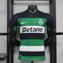 CAMISOLA VERSÃO PLAYER DO SPORTING 25/26 VERDE E PRETO