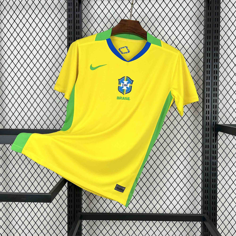 CAMISOLA DA SELEÇÃO DO BRASIL 25/26 AMARELO