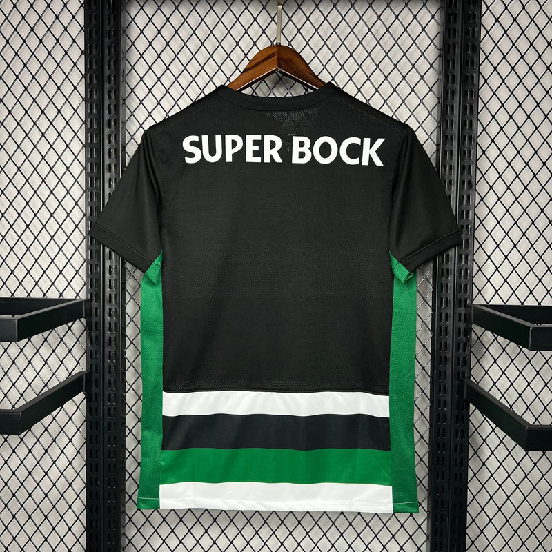 CAMISOLA DO SPORTING 24/25 VERDE E PRETO