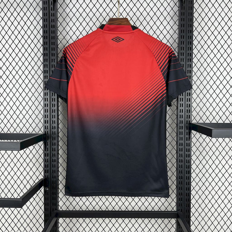 CAMISOLA DO ATLETICO PARANAENSE 25/26 VERMELHO E PRETO