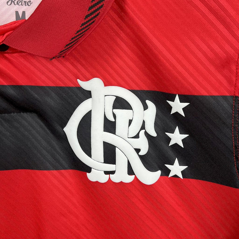 CAMISOLA VINTAGE DO FLAMENGO 95/96 VERMELHO E PRETO