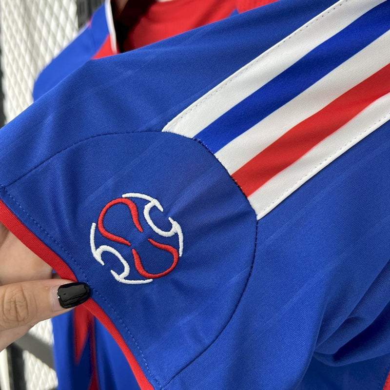 CAMISOLA RETRÔ DA FRANÇA 05/06 AZUL