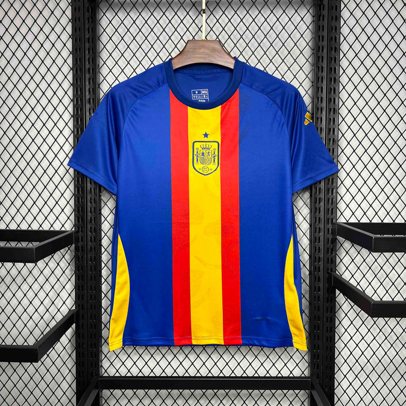 CAMISOLA DA SELEÇÃO DA ESPANHA 25/26 AZUL