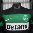 CAMISOLA VERSÃO PLAYER DO SPORTING 25/26 VERDE E PRETO