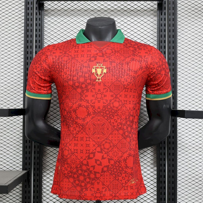 CAMISOLA VERSÃO PLAYER DE PORTUGAL 25/26 VERMELHO EDIÇÃO ESPECIAL