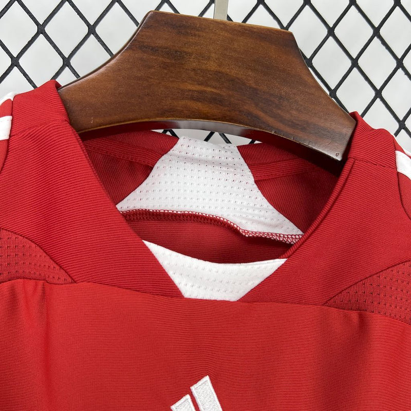 CAMISOLA RETRÔ DO BAYERN MUNICH 07/08 VERMELHO E BRANCO