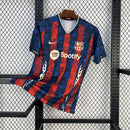 CAMISOLA DO BARCELONA 25/26 AZUL E VERMELHO EDIÇÃO ESPECIAL