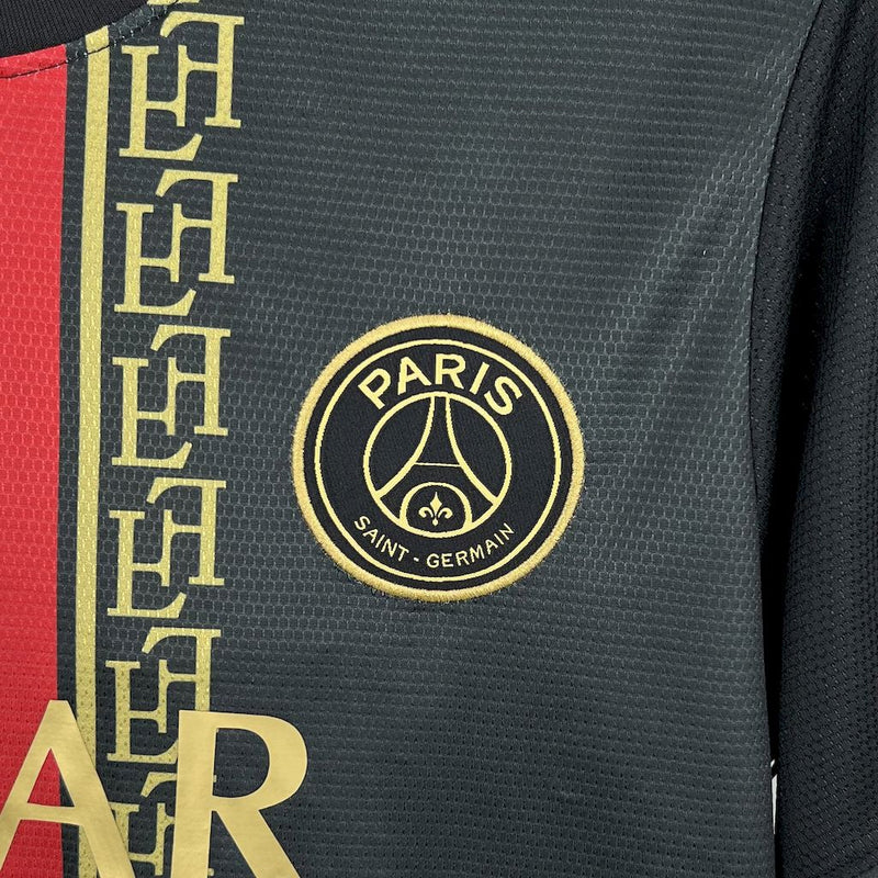 CAMISOLA DO PSG 25/26 PRETO EDIÇÃO ESPECIAL