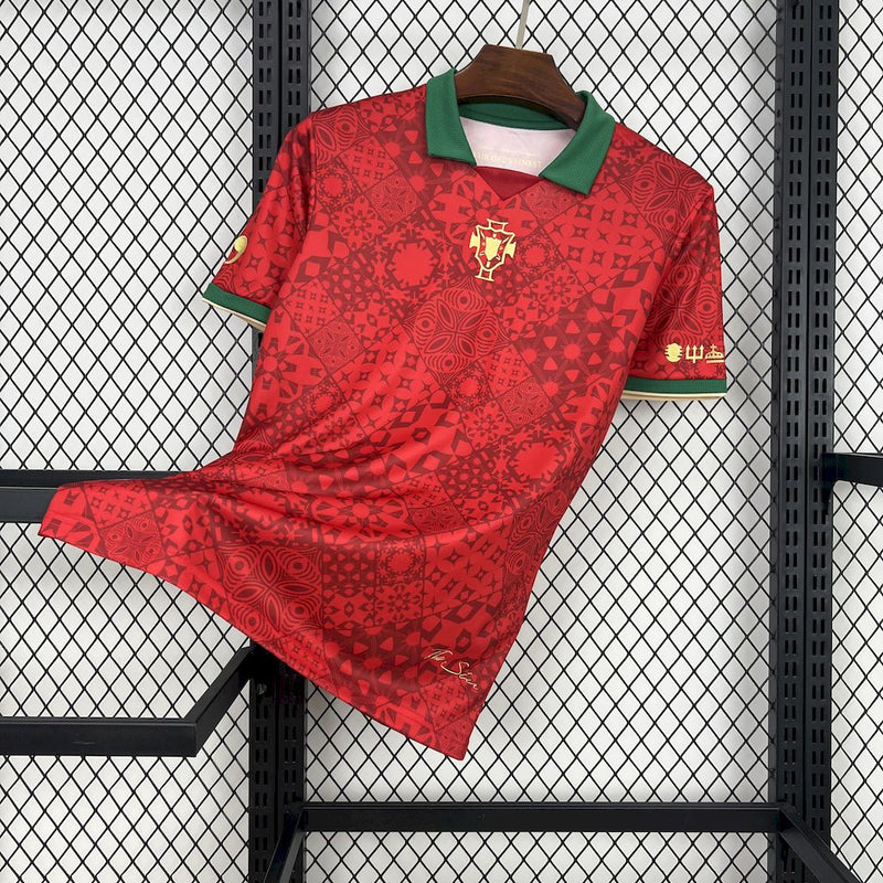 CAMISOLA DA SELEÇÃO DE PORTUGAL 25/26 VERMELHO