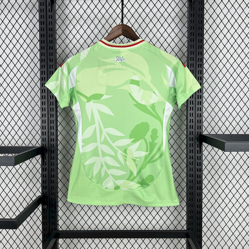 CAMISOLA FEMININA DA ITALIA 25/26 VERDE