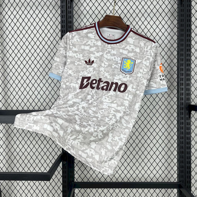 CAMISOLA DO ASTON VILLA 25/26 CINZA