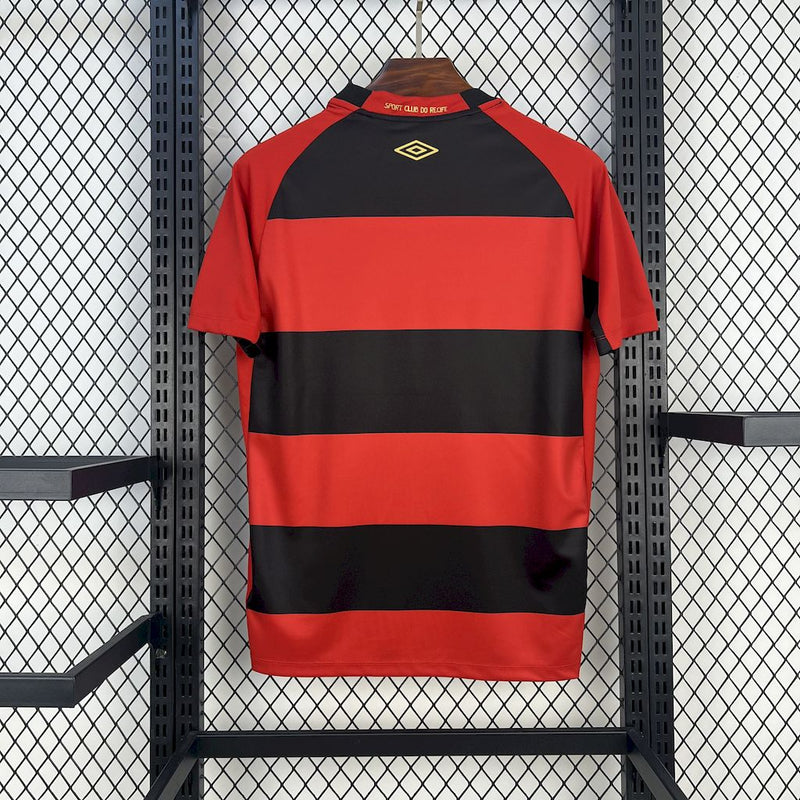 CAMISOLA DO SPORT RECIFE 25/26 VERMELHO E PRETO