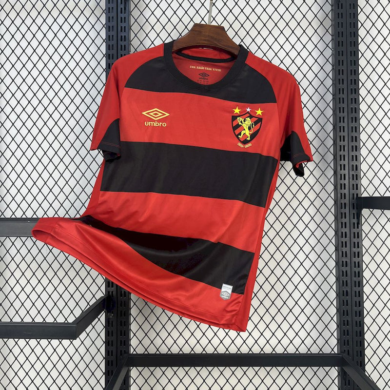 CAMISOLA DO SPORT RECIFE 25/26 VERMELHO E PRETO