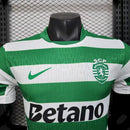 CAMISOLA VERSÃO PLAYER DO SPORTING 25/26 VERDE E BRANCO
