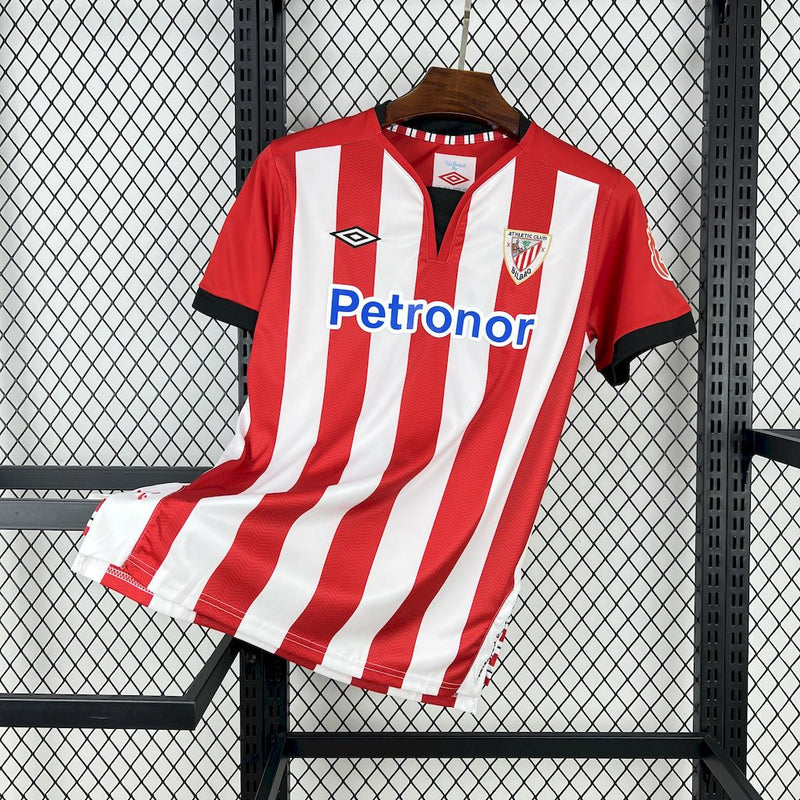 CAMISOLA VINTAGE DO ATLETIC BILBAO 11/12 VERMELHO E BRANCO