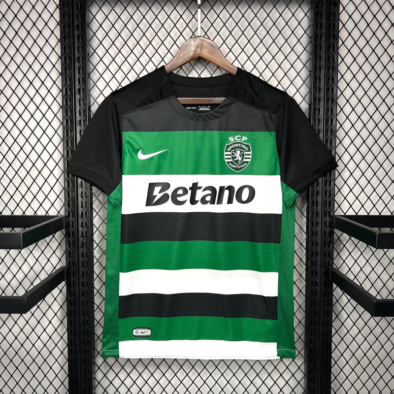 CAMISOLA DO SPORTING 24/25 VERDE E PRETO
