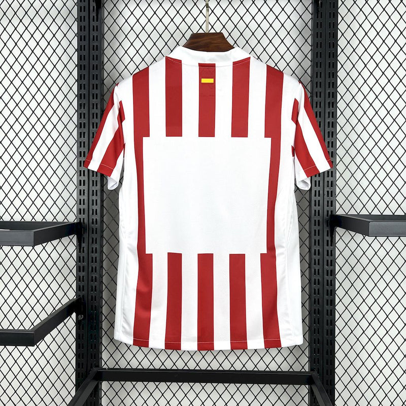 CAMISOLA DO ATLETICO DE MADRID 25/26 BRANCO E VERMELHO