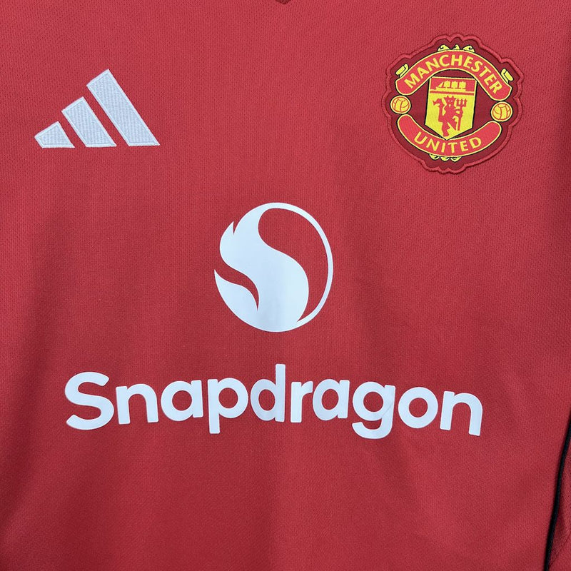 CAMISOLA DO MANCHESTER UNITED 25/26 VERMELHO
