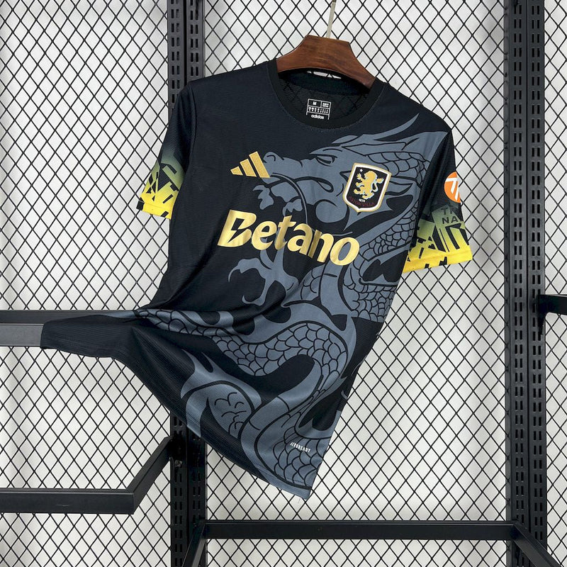 CAMISOLA DO ASTON VILLA 25/26 PRETO