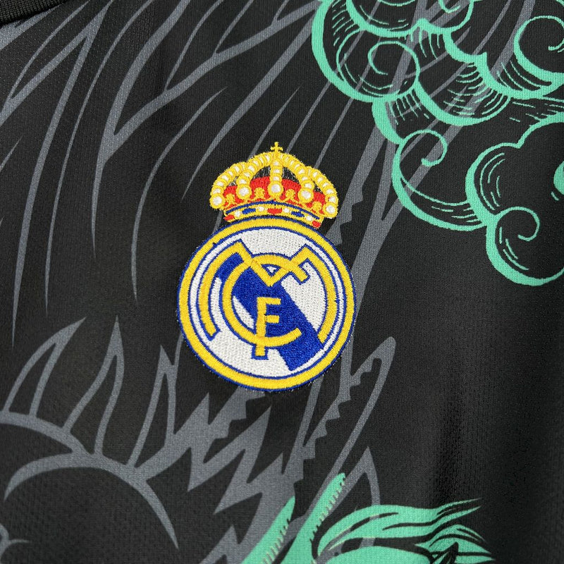 CAMISOLA DO REAL MADRID 25/26 PRETO EDIÇÃO ESPECIAL