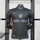 CAMISOLA VERSÃO PLAYER DO BARCELONA 25/26 PRETO