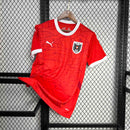 CAMISOLA DA SELEÇÃO DA AUSTRIA 25/26 VERMELHO
