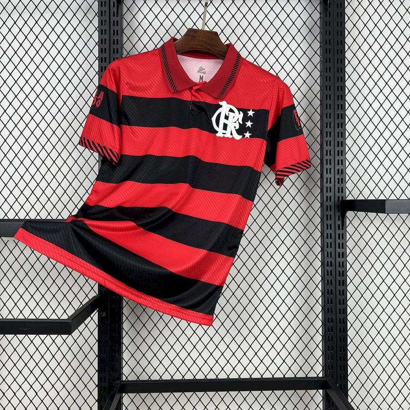 CAMISOLA VINTAGE DO FLAMENGO 95/96 VERMELHO E PRETO